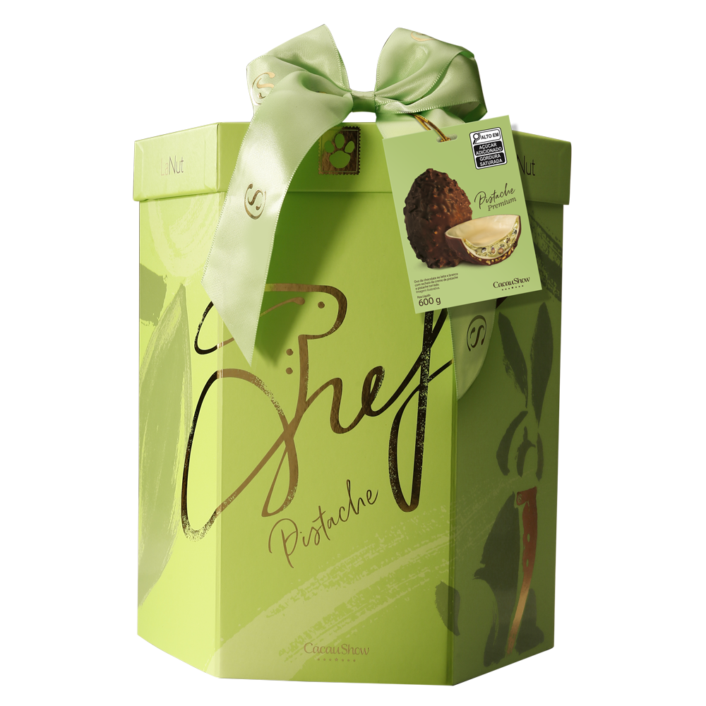 Ovo de Páscoa LaNut Pistache Recheado 400g